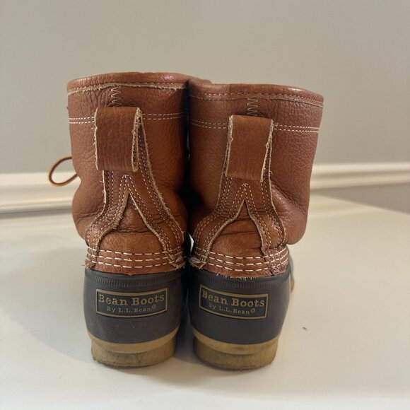 LL Bean Women's Bean Boots, 8" Shearling-Lined Insulated - Picture 9 of 10